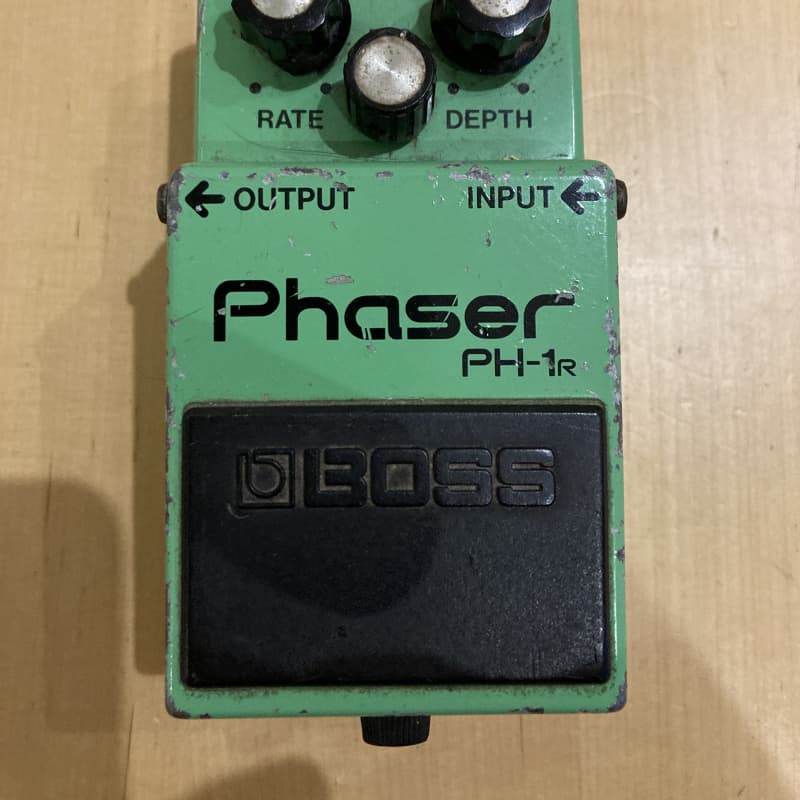 used 1980 - 1985 Boss PH-1R Phaser (Black Label) Green - Effect Pedal