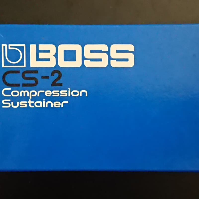 used 1981 - 1986 Boss CS-2 Compression Sustainer (Black Label) Blue - Effect Pedal