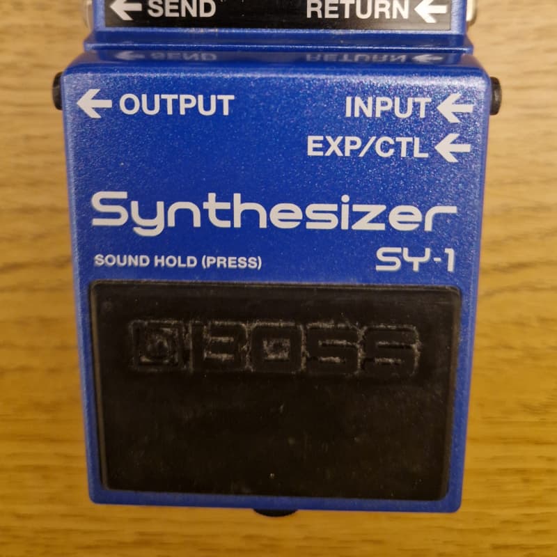 used 2019 - Present Boss SY-1 Synthesizer Blue - Effect Pedal