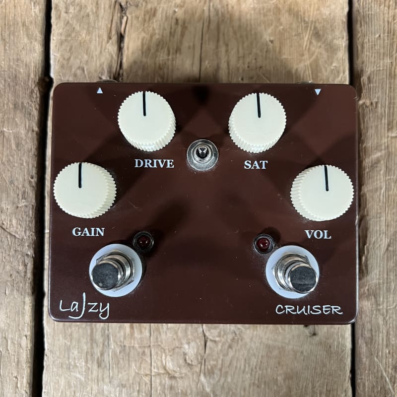 used 2010's Lazy J Cruiser Overdrive Boost Pedal Brown - Effect Pedal