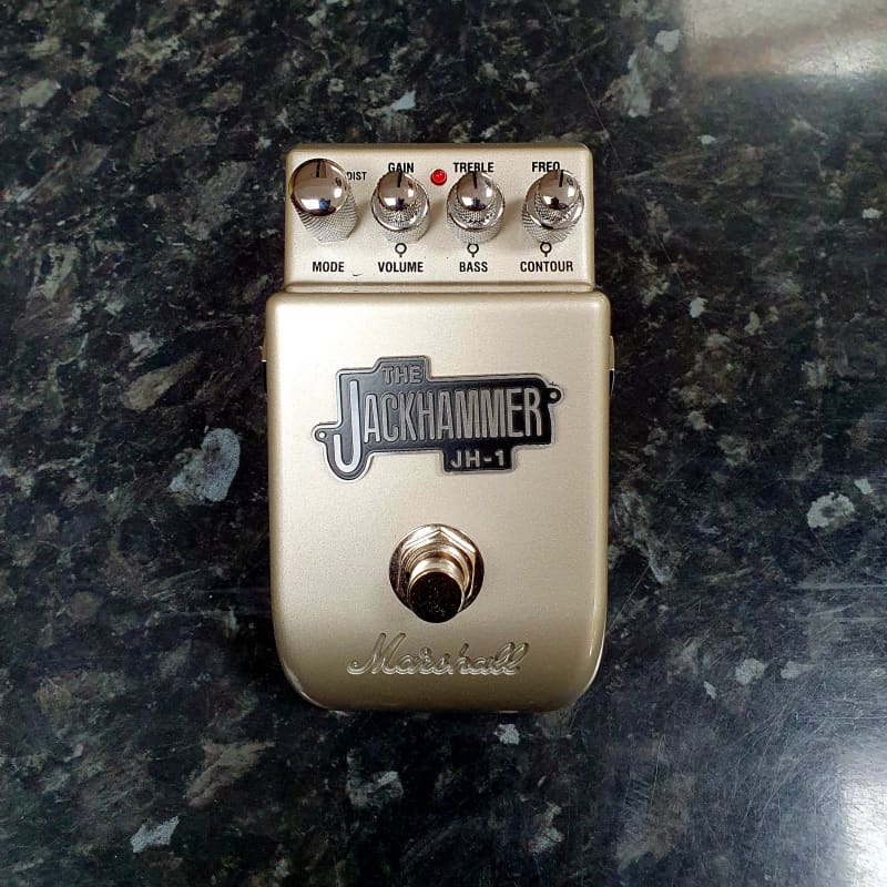 used 2010s Marshall JH-1 Jackhammer Distortion Pedal Silver - Effect Pedal