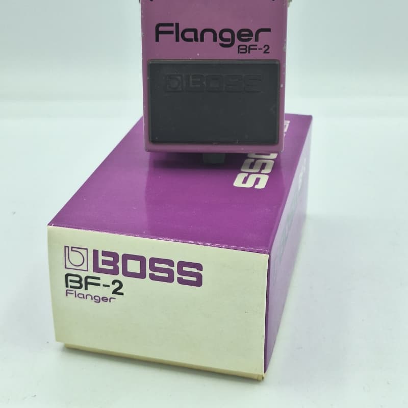 used 1980 - 1984 Boss BF-2 Flanger (Black Label) Purple - Effect Pedal