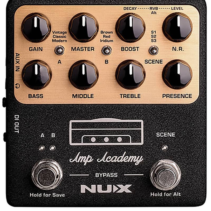 new NuX NUX Amp Academy NGS6, Amp Simulator Pedal , - Effect Pedal