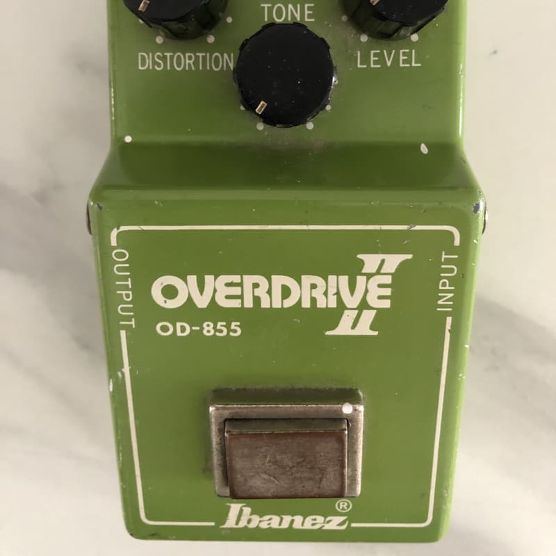 used 1980s Ibanez OD-855 Overdrive II Green - Effect Pedal