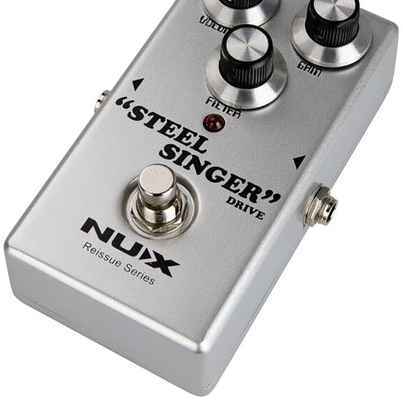 new NuX Reissue Series Steel Singer Drive Silver - Effect Pedal