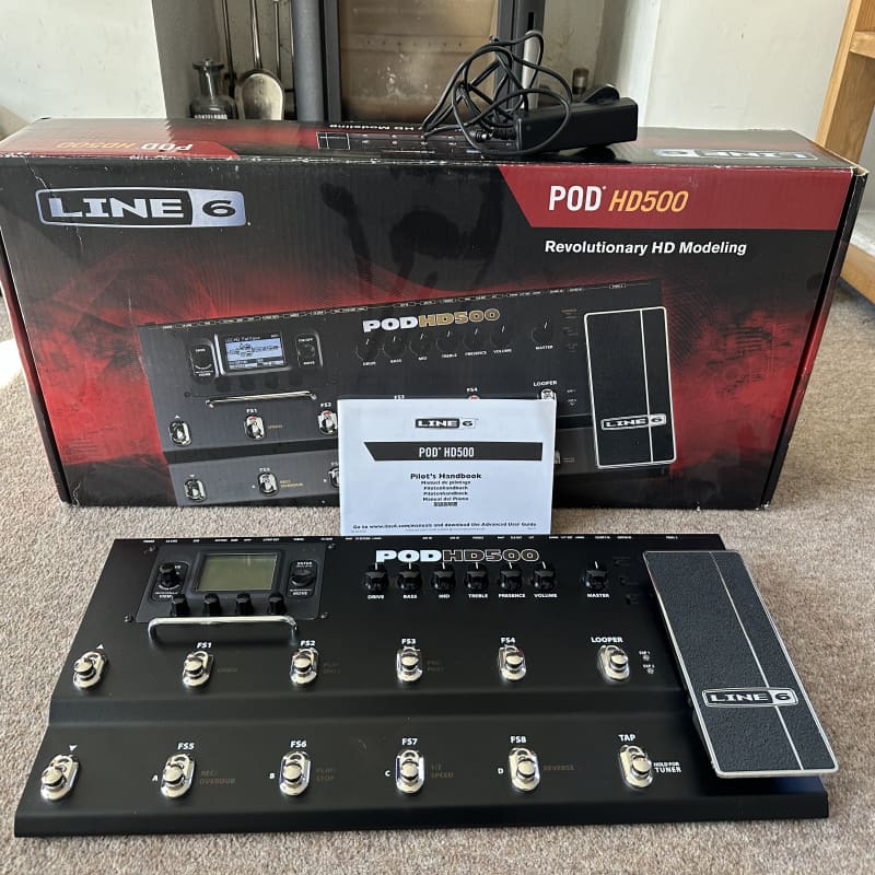 used 2010s Line 6 POD HD500 Multi-Effect and Amp Modeler Black - Effect Pedal