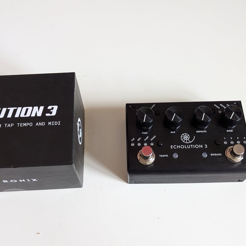 used 2021 Pigtronix Echolution 3 Black - Effect Pedal