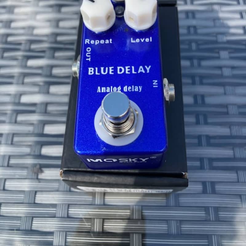 used 2010s Mosky Audio Blue Delay Analog Delay Blue - Effect Pedal