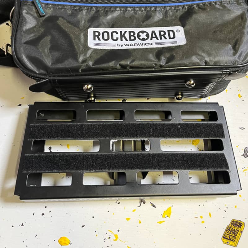 used 2018 - 2022 Rockboard DUO-2.0-B Pedalboard with Gig Bag Black - Effect Pedal