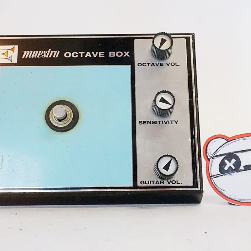 used 1970s Maestro Octave Box Blue / Black - Effect Pedal