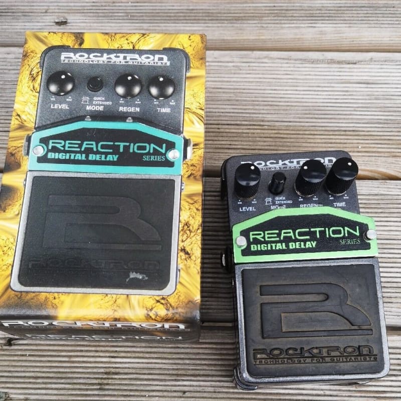 used 2010s Rocktron Reaction Digital Delay Black - Effect Pedal