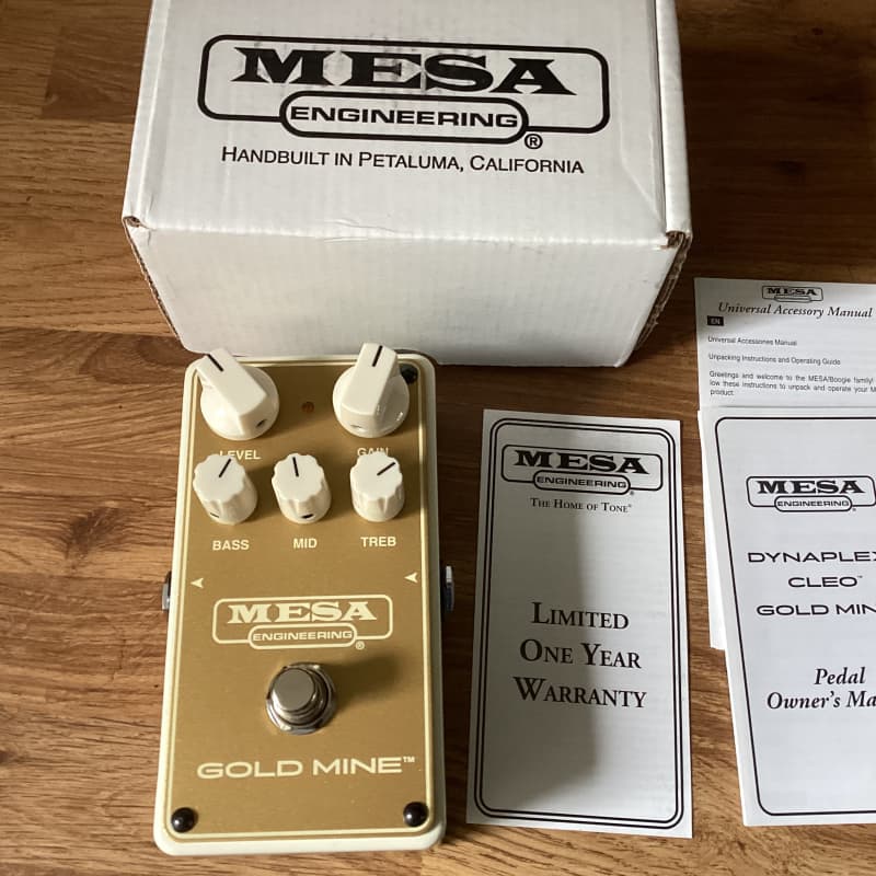 used 2024 Mesa Boogie Gold Mine Gold - Effect Pedal