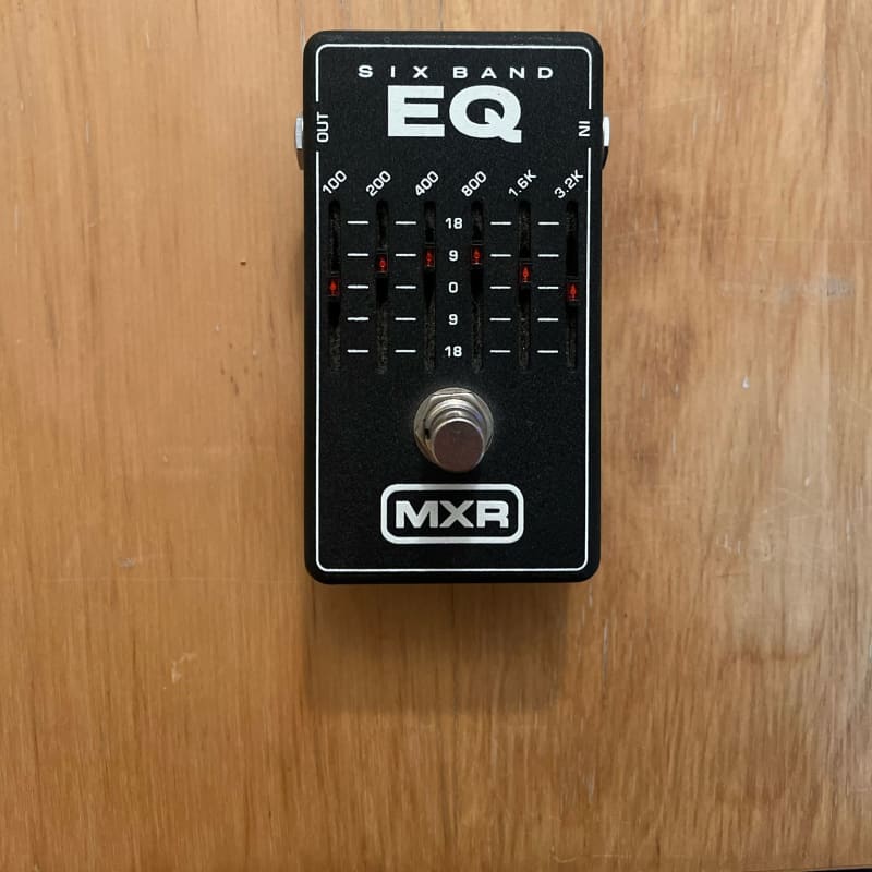 used 2000s MXR M109 Six Band EQ Black - Effect Pedal