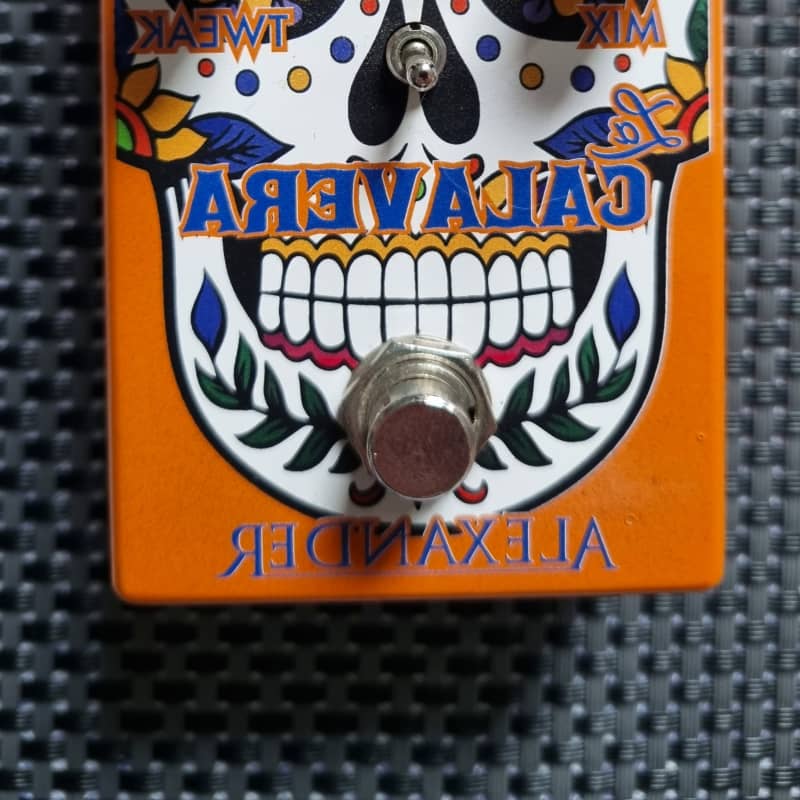 used 2010s Alexander Pedals La Calavera Phaser Graphic - Effect Pedal