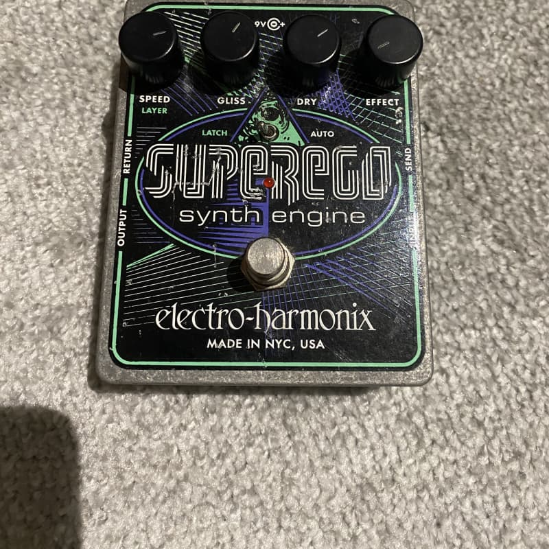 used 2012 - Present Electro-Harmonix Superego Synth Engine Black / ... - Effect Pedal