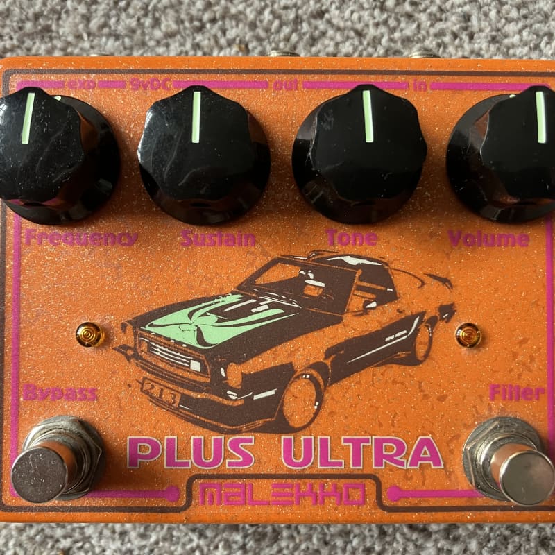 used 2010s Malekko Plus Ultra 213 Orange Graphic - Effect Pedal