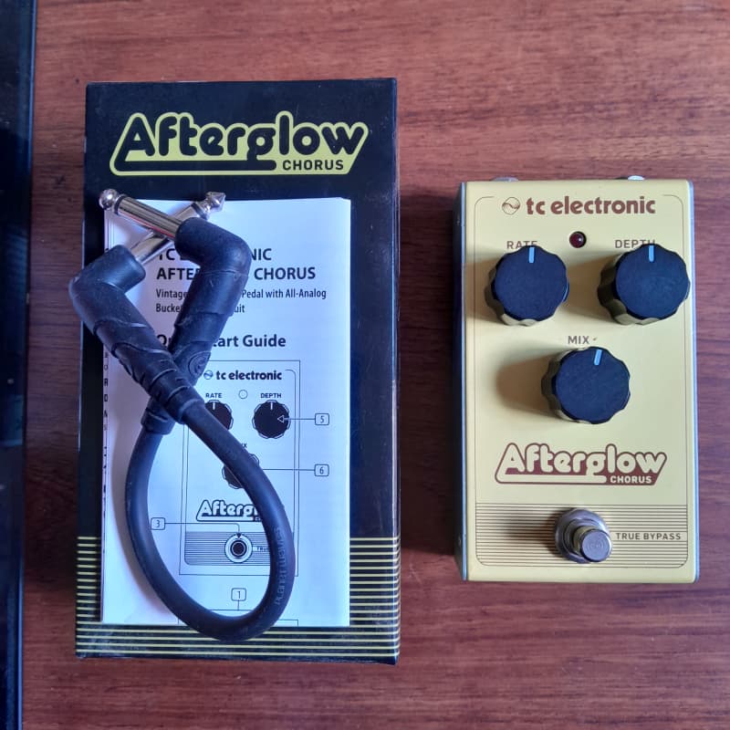 used 2017 - Present TC Electronic Afterglow Chorus Yellow - Effect Pedal