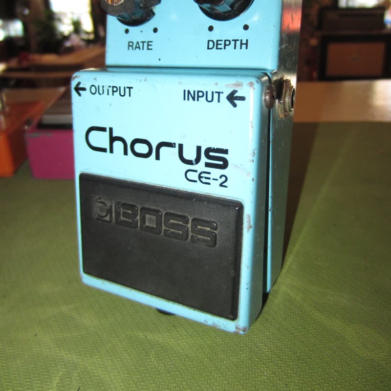 used 1980s Boss CE-2 Analog Chorus Pedal Blue - Effect Pedal