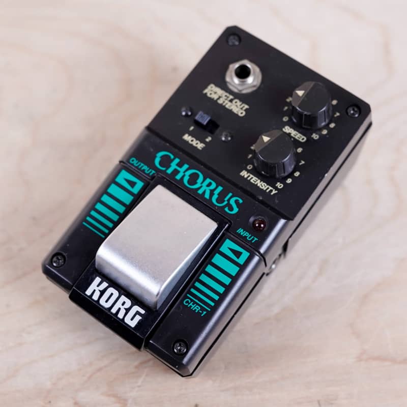 used 1980s Korg CHR-1 Chorus Black - Effect Pedal