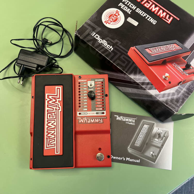 used 2010s DigiTech Whammy 5 Pitch Shift Pedal Red - Effect Pedal