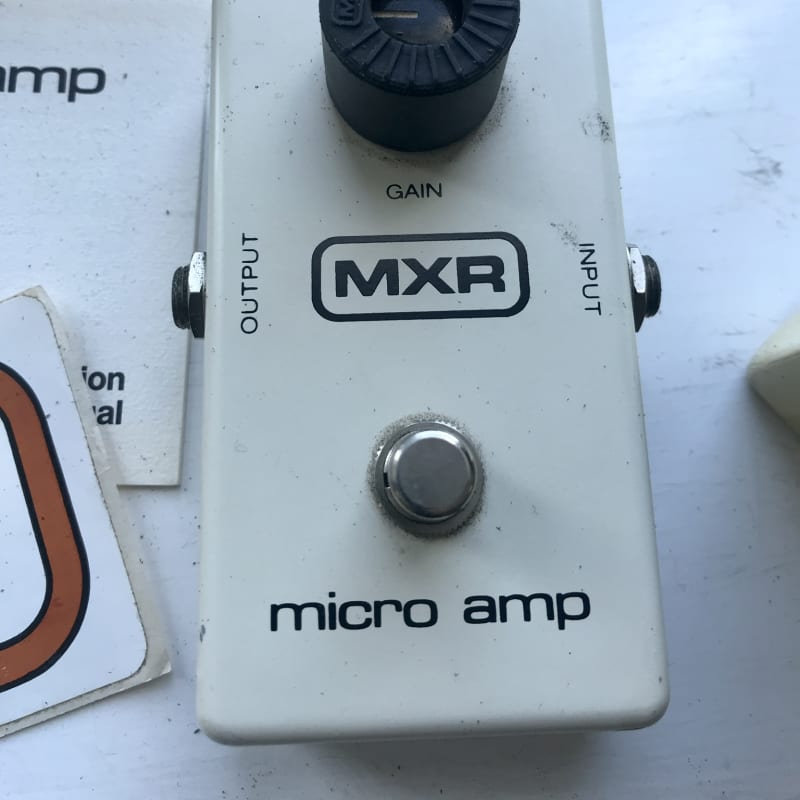 used 1979 – 1984 MXR MX-133 Micro Amp White – Effect Pedal