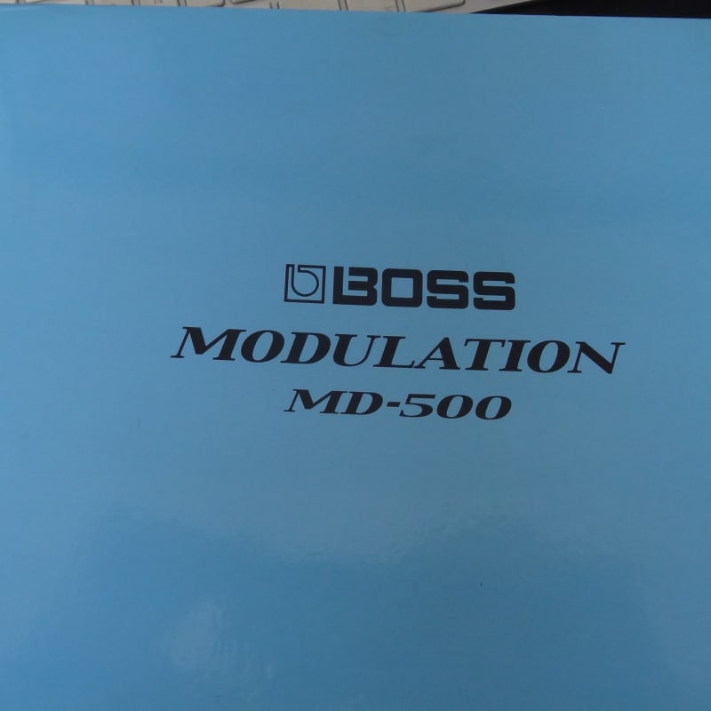 used 2017 - Present Boss MD-500 Modulation Blue - Effect Pedal