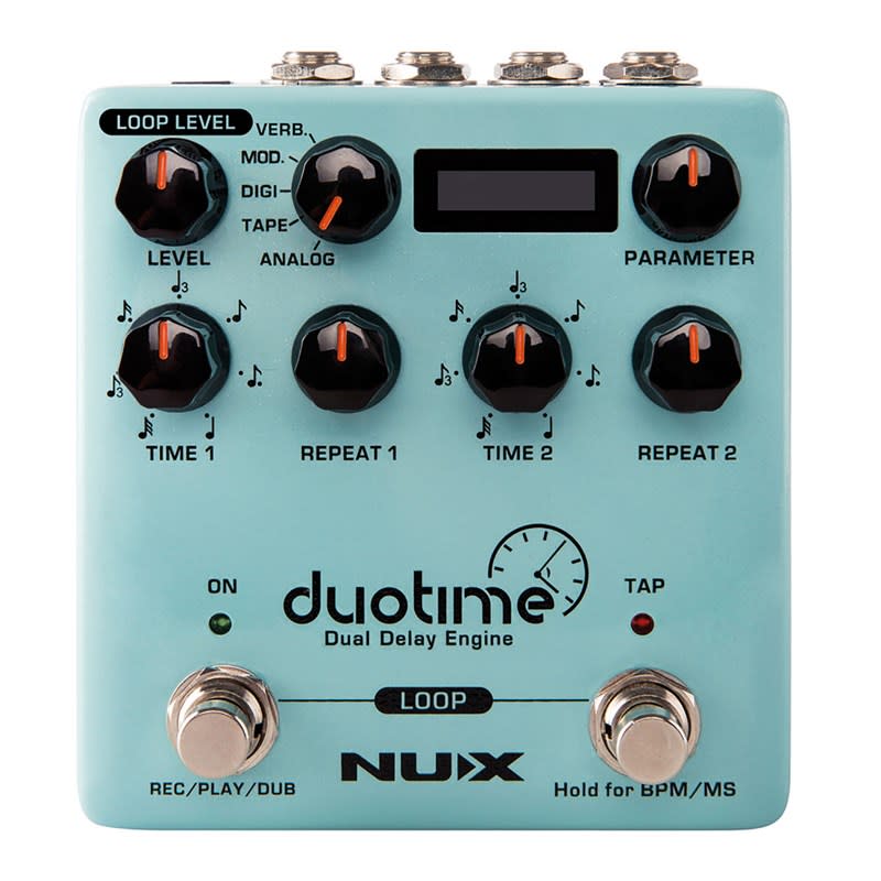 new NuX NU-X Duo Time Dual Delay Engine Delay - Effect Pedal