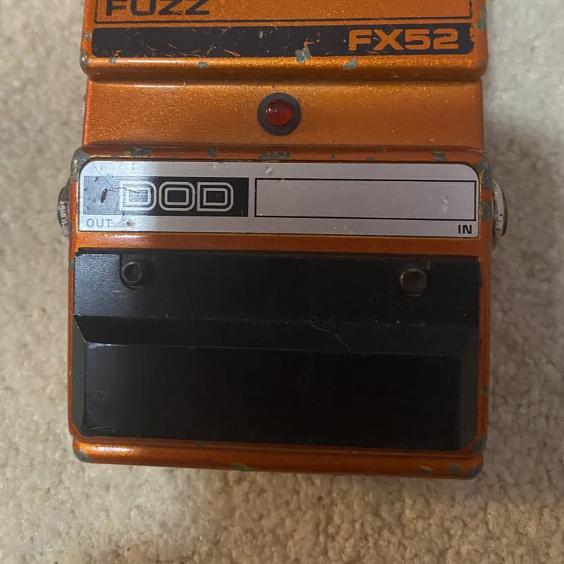 used 1990s DOD Classic Fuzz FX52 Orange - Effect Pedal