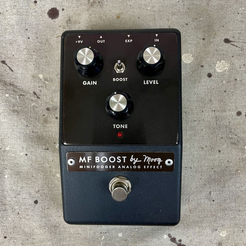 used Moog MF Boost Minifooger Analog Effect Black - Effect Pedal