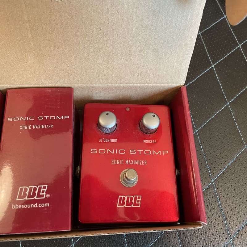 used 2010s BBE Sonic Stomp Sonic Maximizer Red - Effect Pedal