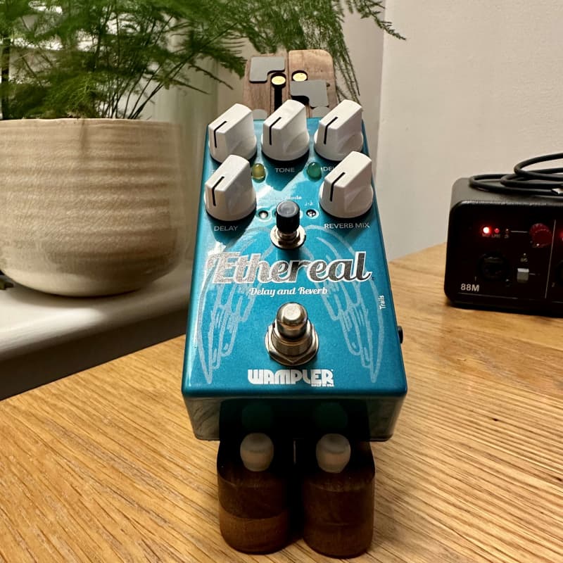 used 2010s Wampler Ethereal Delay Teal - Effect Pedal