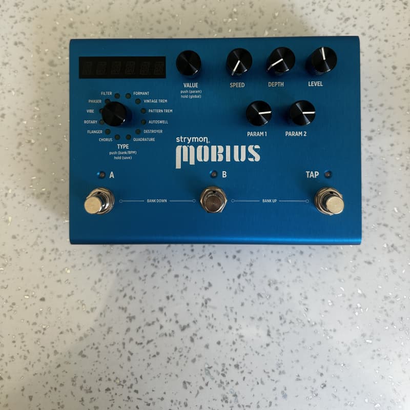 used 2012 - Present Strymon Mobius Blue - Effect Pedal