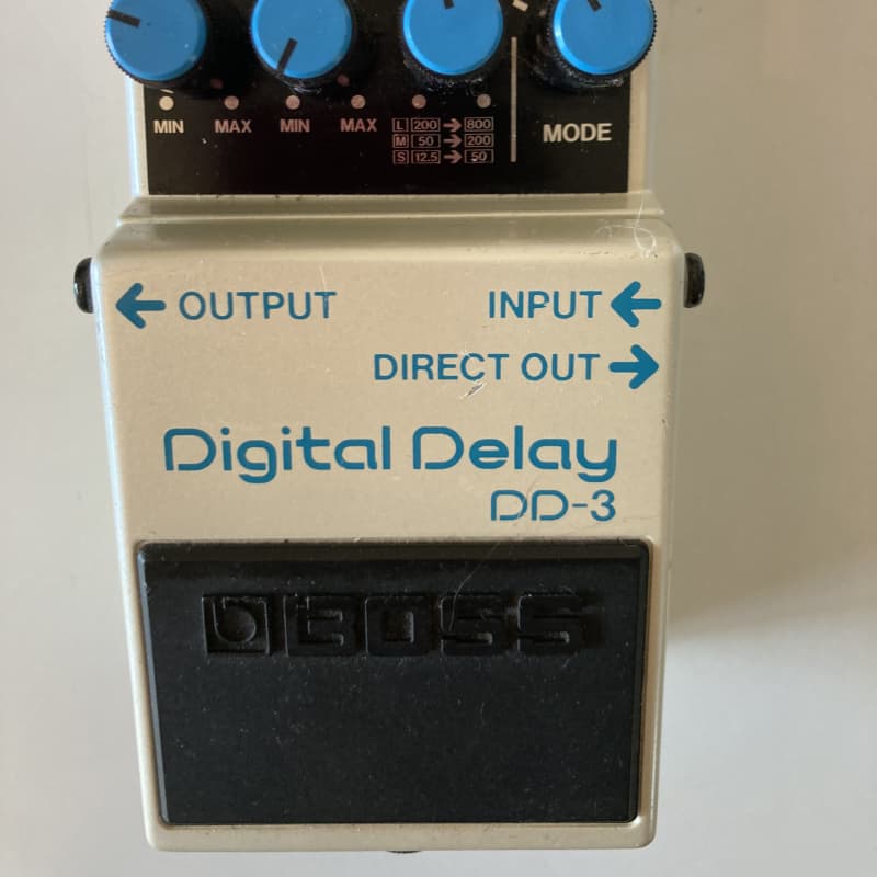 used 1986 - 1990 Boss DD-3 Digital Delay White - Effect Pedal