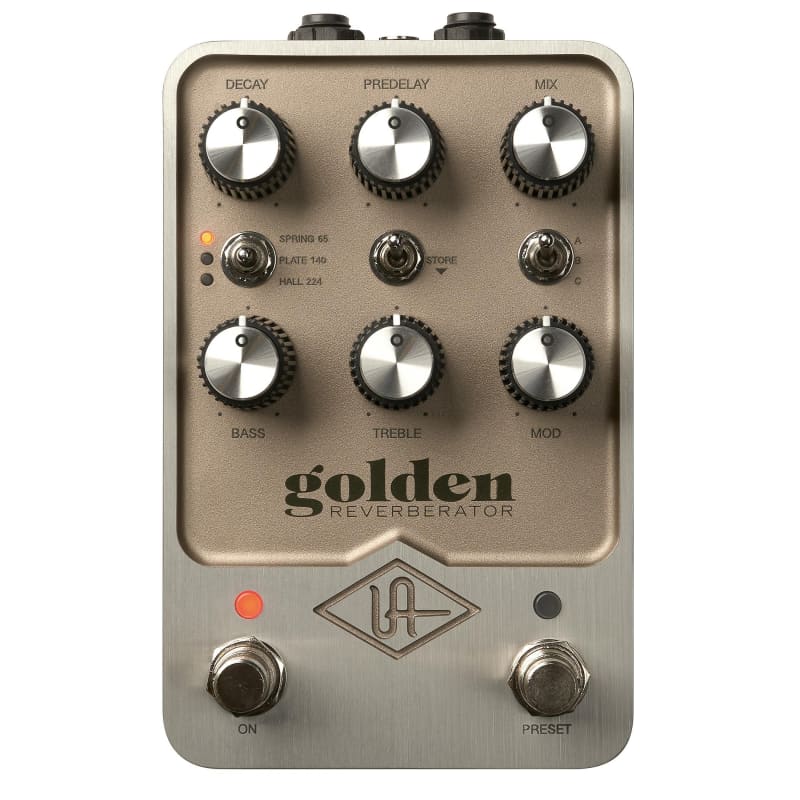 new 2021 - Present Universal Audio Golden Reverberator Gold - Effect Pedal