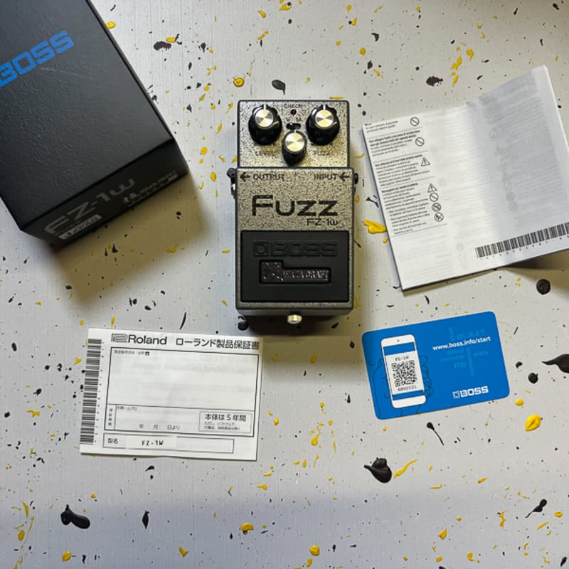 used 2021 - Present Boss FZ-1W Fuzz Waza Craft Silver - Effect Pedal