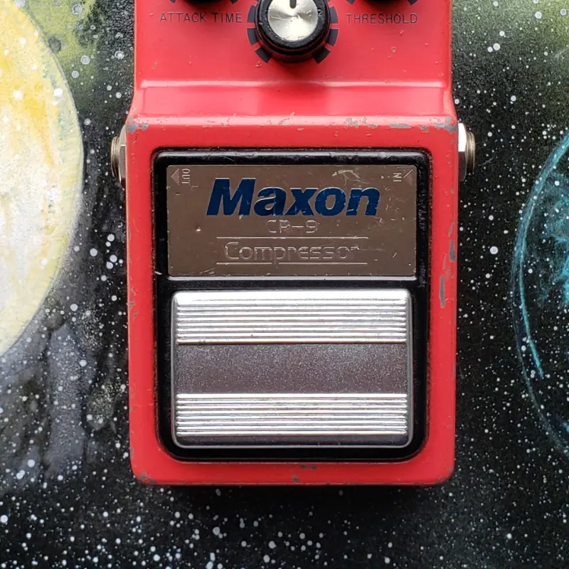 used 1982 Maxon CP-9 Compressor Red - Effect Pedal