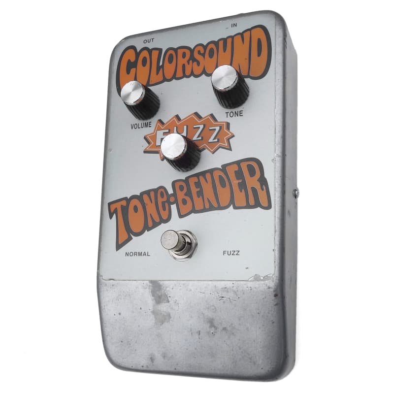 used 1990s Colorsound Tonebender Fuzz Reissue Silver - Effect Pedal