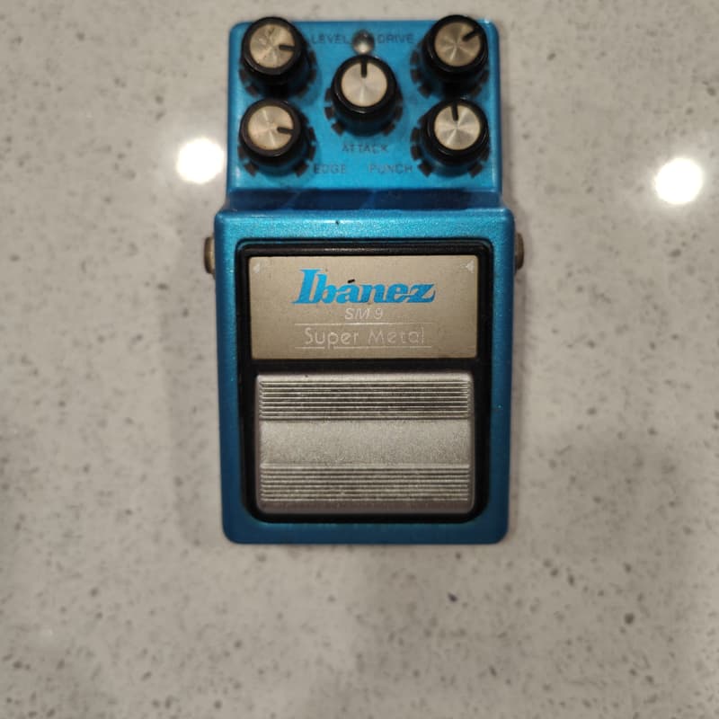 used 1980s Ibanez SM-9 Super Metal Blue - Effect Pedal