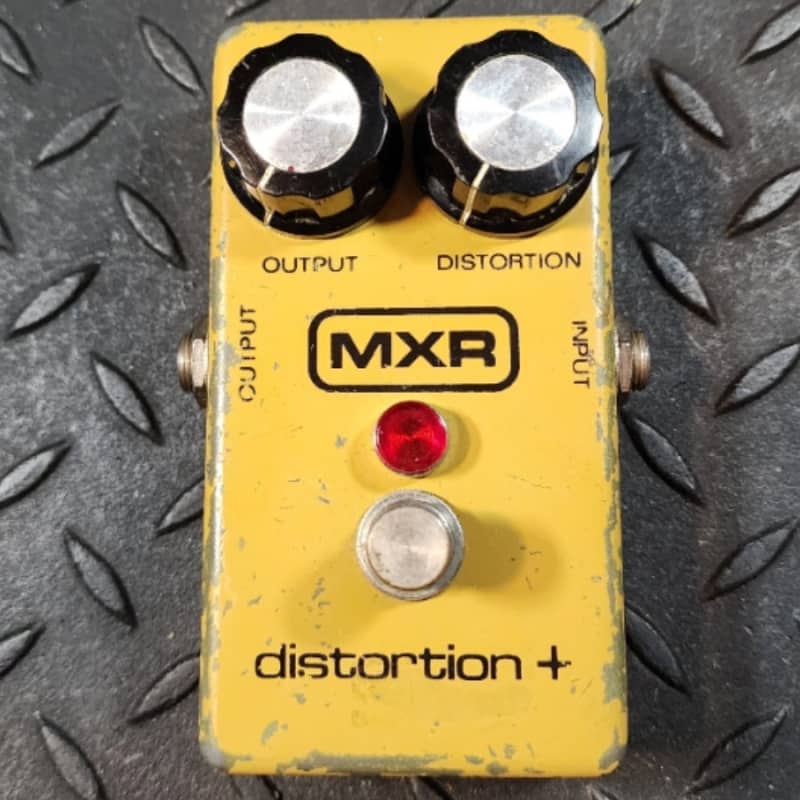 used 1975 - 1984 MXR MX-104 Block Distortion + Yellow - Effect Pedal