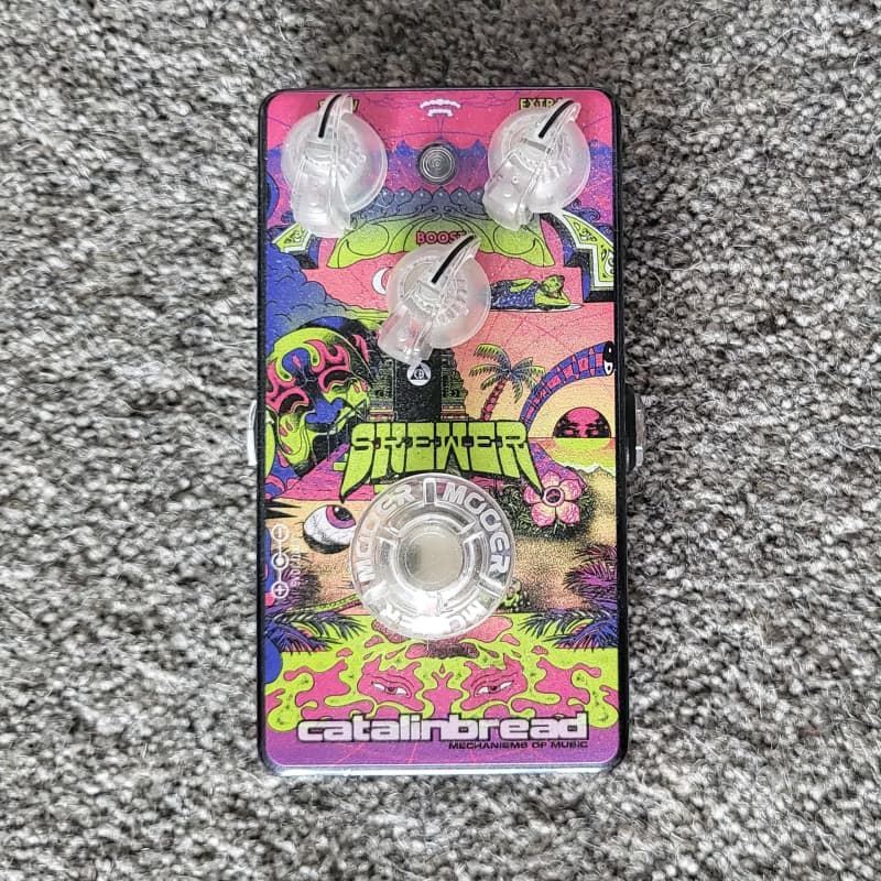 used 2021 - 2023 Catalinbread SKEWER Neon Graphic - Effect Pedal