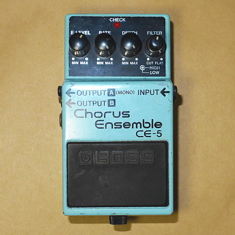 used 1991 - 2001 Boss CE-5 Chorus Ensemble (Blue or Pink Label) Blue - Effect Pedal