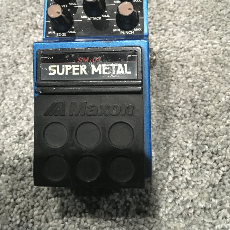 used 1980s Maxon SM-01 Super Metal Blue - Effect Pedal