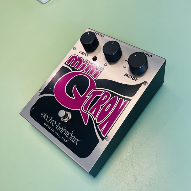 used 2000s Electro-Harmonix Mini Q-Tron Envelope Filter Silver / Bl... - Effect Pedal