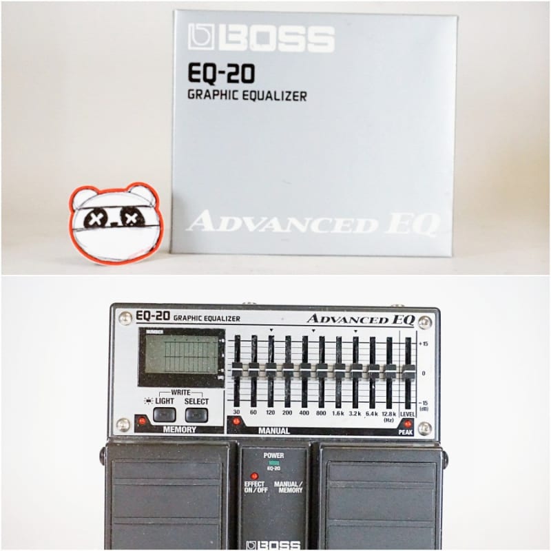 used 2000s Boss EQ-20 Advanced EQ Black - Effect Pedal