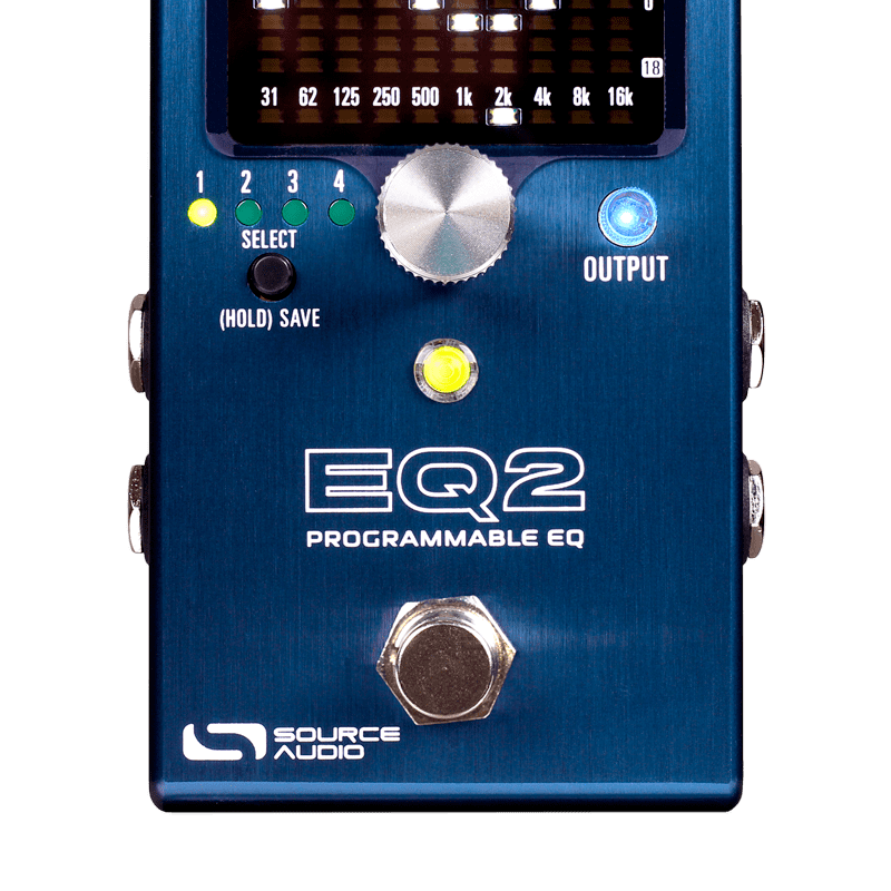 new Source Audio EQ2 DIGITAL EQ Blue - Effect Pedal