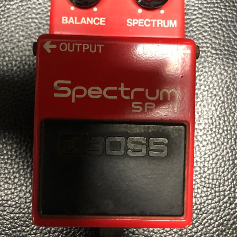 used 1977 - 1981 Boss SP-1 Spectrum (Black Label) Red - Effect Pedal