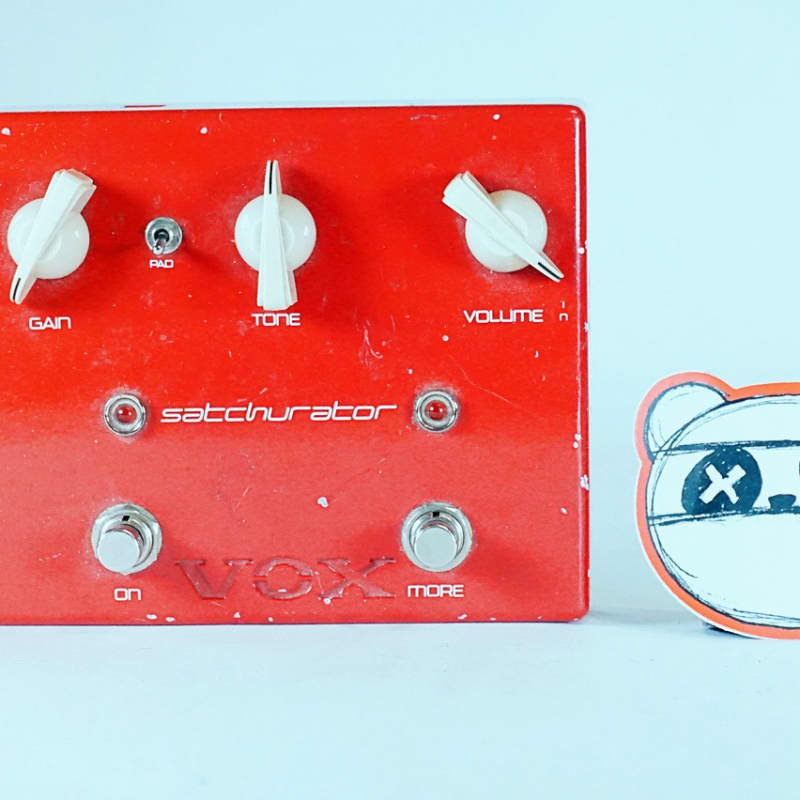 used 2010s Vox Satchurator Red – Effect Pedal