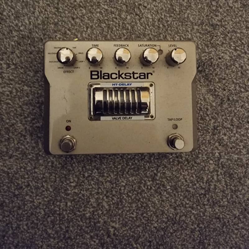 used 2010s Blackstar HT-Delay Pedal Silver – Effect Pedal