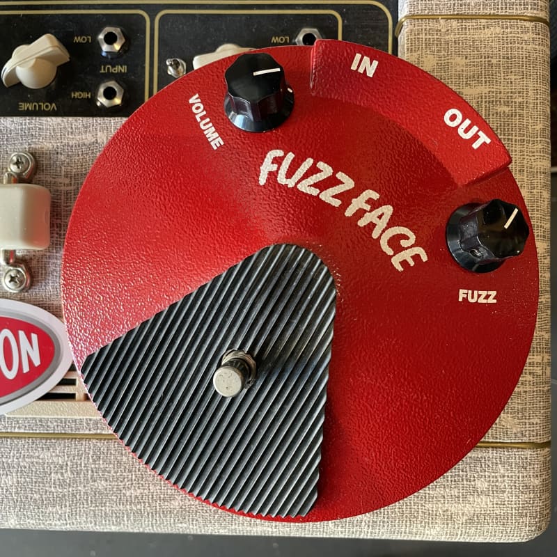 used 1990 - Present Dunlop JDF2 Fuzz Face Red - Effect Pedal