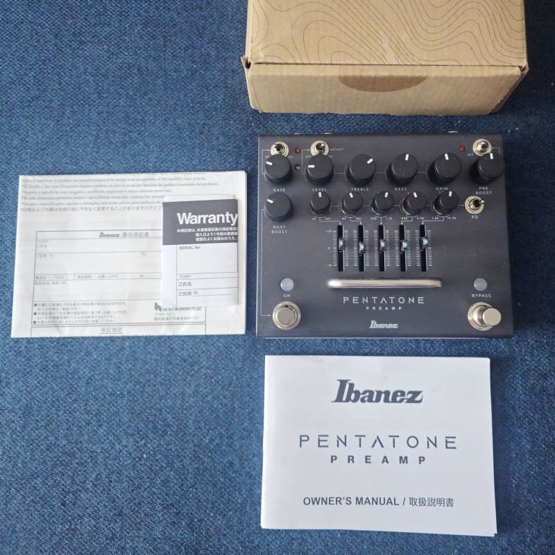 used 2023 – Present Ibanez Pentatone Preamp Dark Grey – Effect Pedal